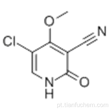 3-Piridinacarbonitrilo, 5-cloro-1,2-di-hidro-4-metoxi-2-oxo- CAS 147619-40-7